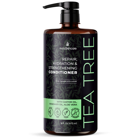 InstaSkincare Tea Tree Conditioner For All Hair Types 16 Oz
