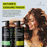 InstaSkincare Tea Tree Shampoo For All Hair Types 16 Oz