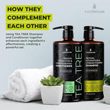 InstaSkincare Tea Tree Shampoo For All Hair Types 16 Oz