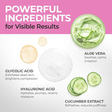 InstaSkincare Glycolic Acid 8% Toner for Face with Hyaluronic Acid 8 Oz