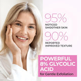 InstaSkincare Glycolic Acid 8% Toner for Face with Hyaluronic Acid 8 Oz